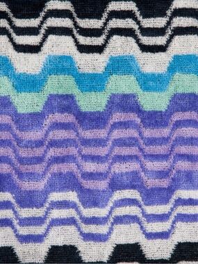 Missoni Black and White Graphic Cotton Hand Towel Pair